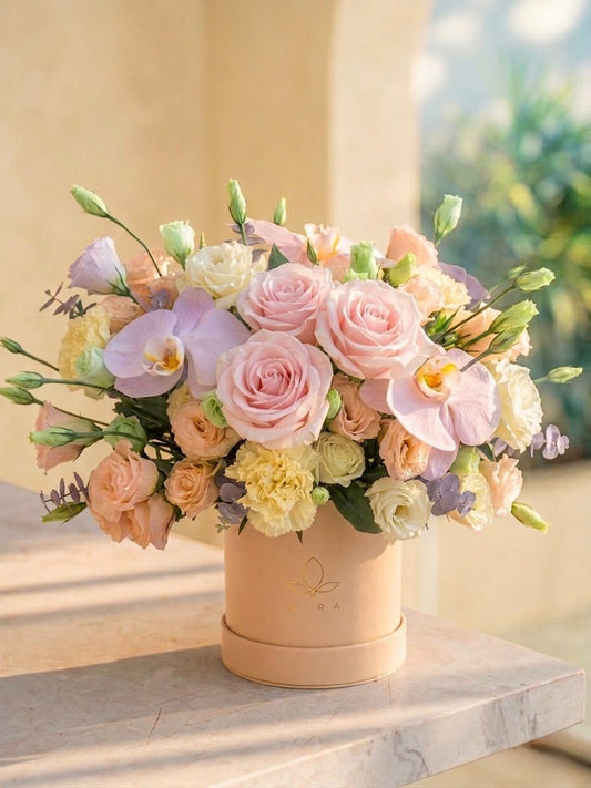 Giardinetto Collection in White - With Added Ecuadorian Roses