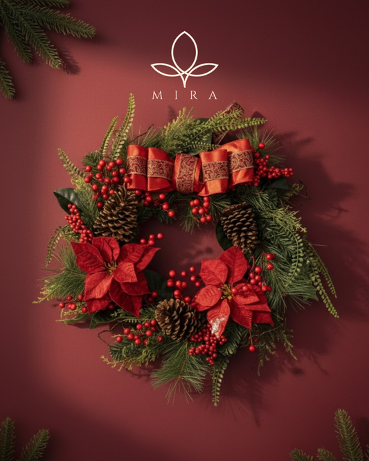 Velvet Holiday Wreath