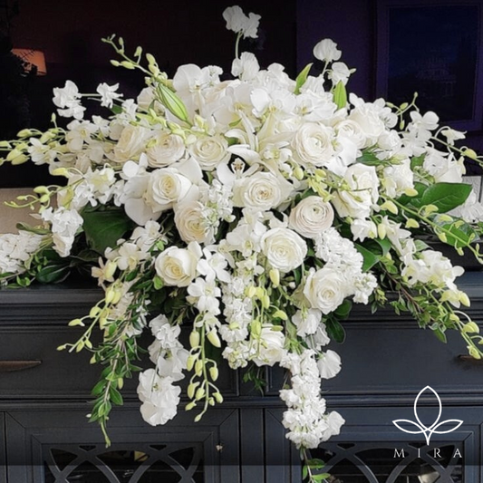 Serene Grace Casket Bouquet