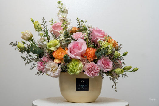 Golden Bloom Vase