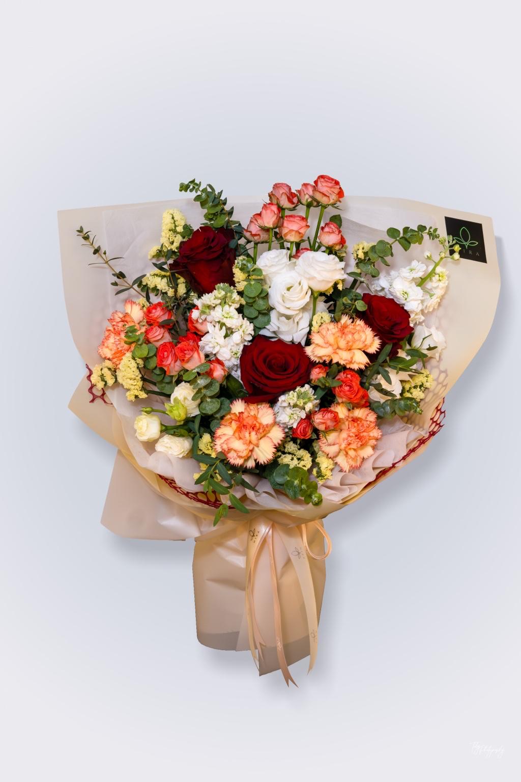 Crimson Ember Bouquet